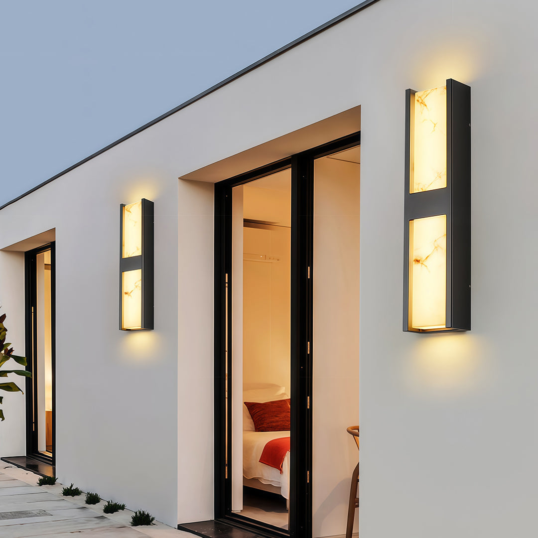 LED Wall Sconce Light Fixtures Waterproof Minimalist Square Lamp