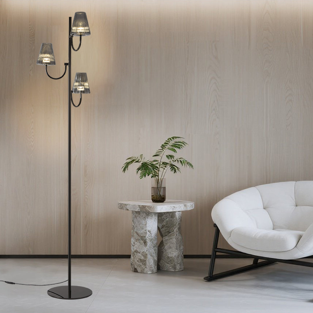 Minimalist Black Contemporary Floor Lamp American Style