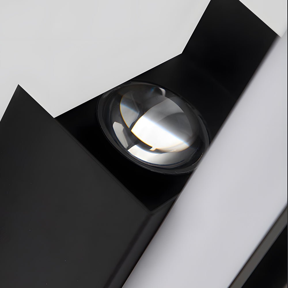 Minimalist Long LED Linear Lights Aluminum Black Wall Lights