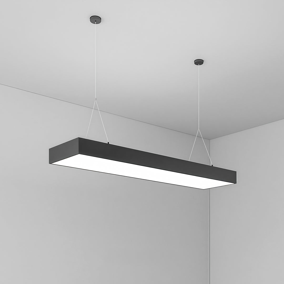 Long Rectangular Chandelier Modern Minimalist LED Ceiling Light