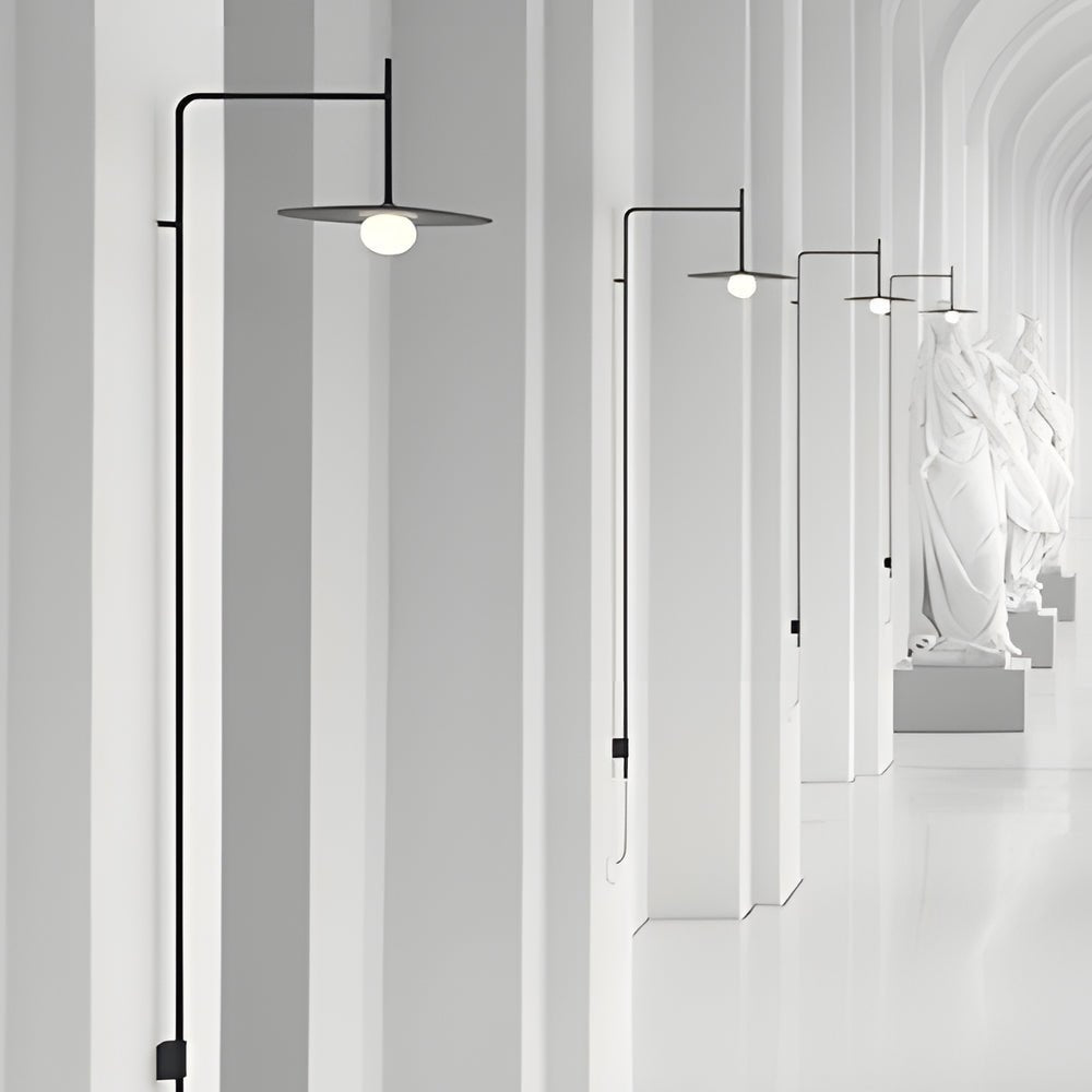 [Open-Box] Minimalist Metal Long Pole Arm Tempo LED Wall Sconce