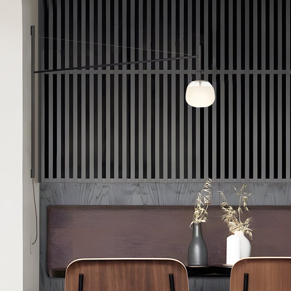 [Open-Box] Minimalist Metal Long Pole Arm Tempo LED Wall Sconce