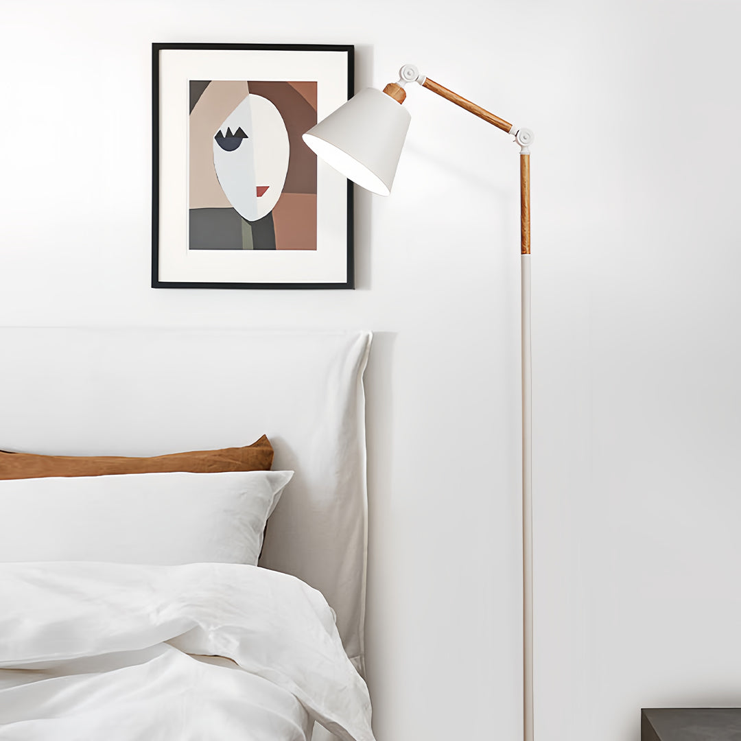 Metallic Floor Lamp Modern Adjustable Standing Lamp