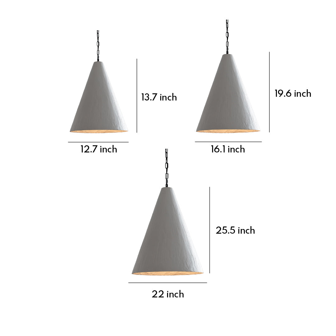 Nordic Style Pendant Light White Adjustable Ceiling Light