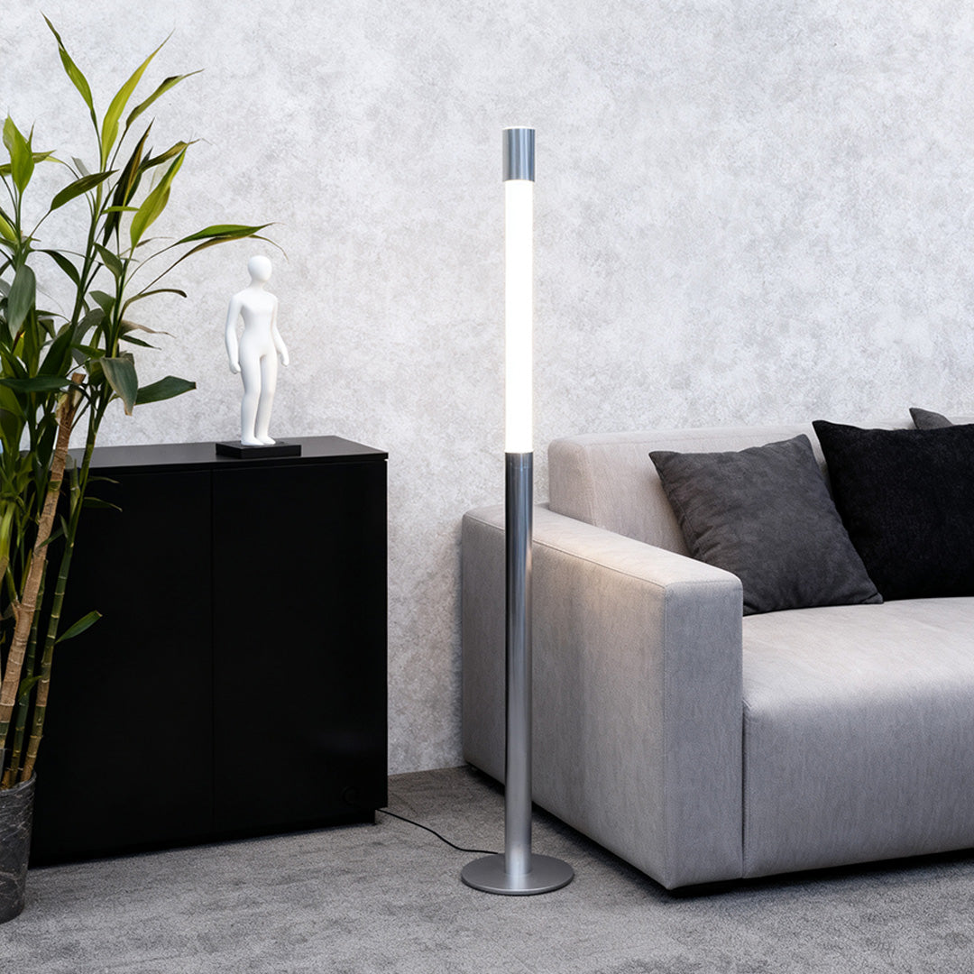 Italian Floor Lamp Elegant Minimalist Gray Creative Design light