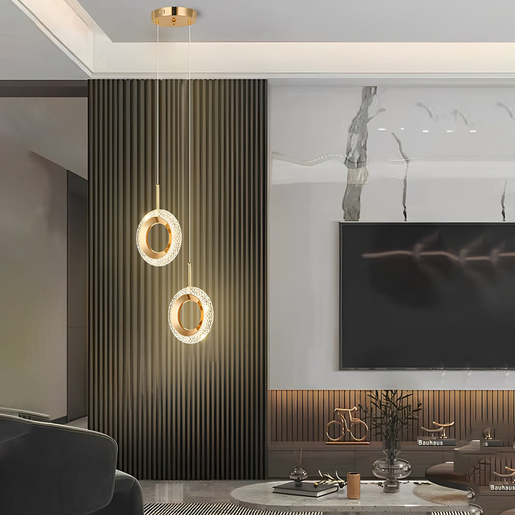 Unique Pendant Light Minimalist LED Modern Metal Ceiling Light
