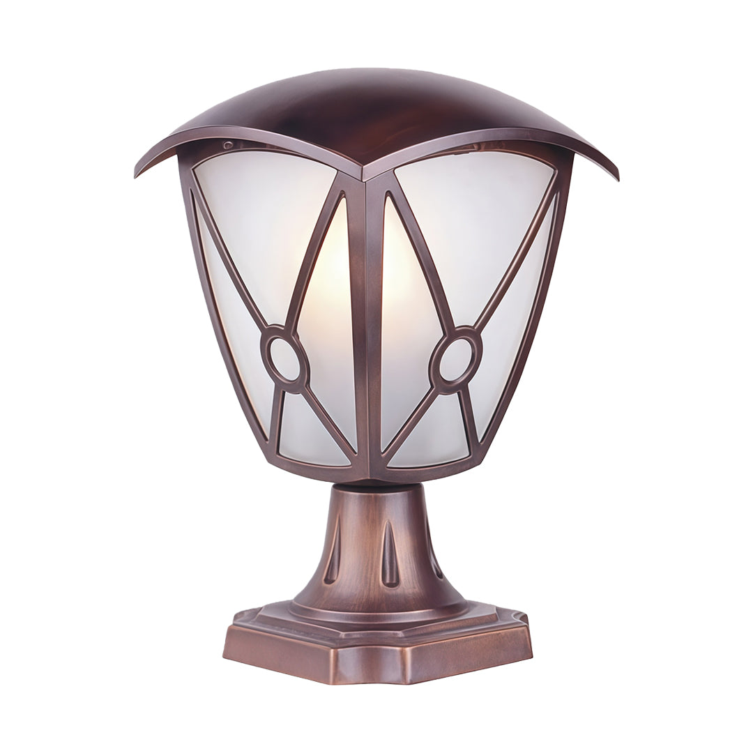 Aluminum Pillar Light European Style LED Garden Decorative Pole Lamp