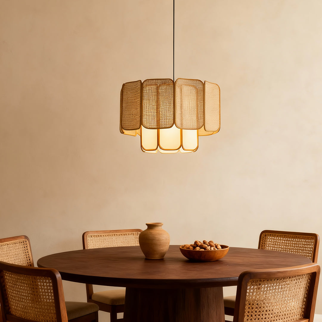 Bamboo Pendant Lights Japanese Zen Rattan Ceiling Light