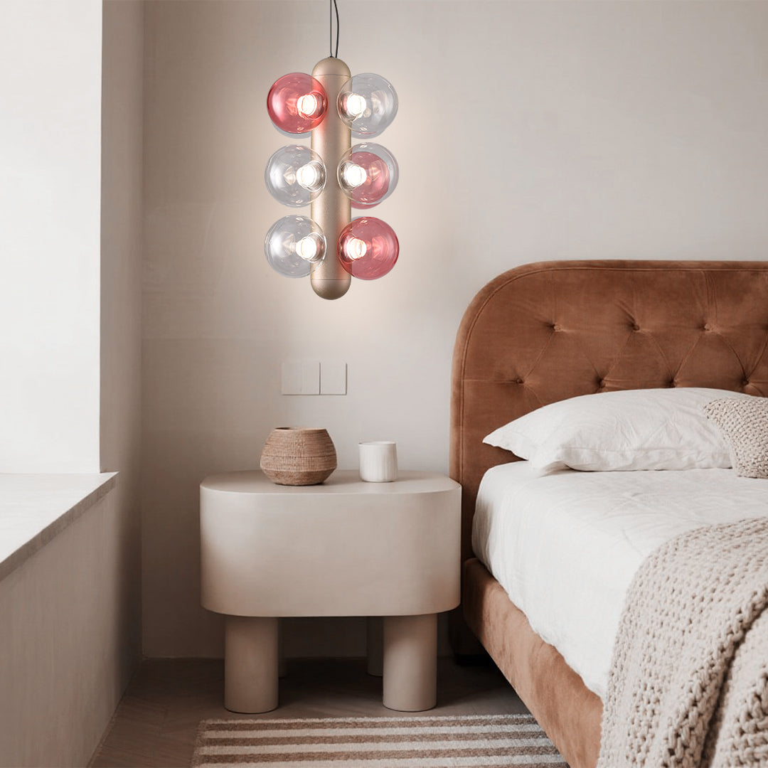 Minimalist LED Bubble Ball Chandelier Nordic