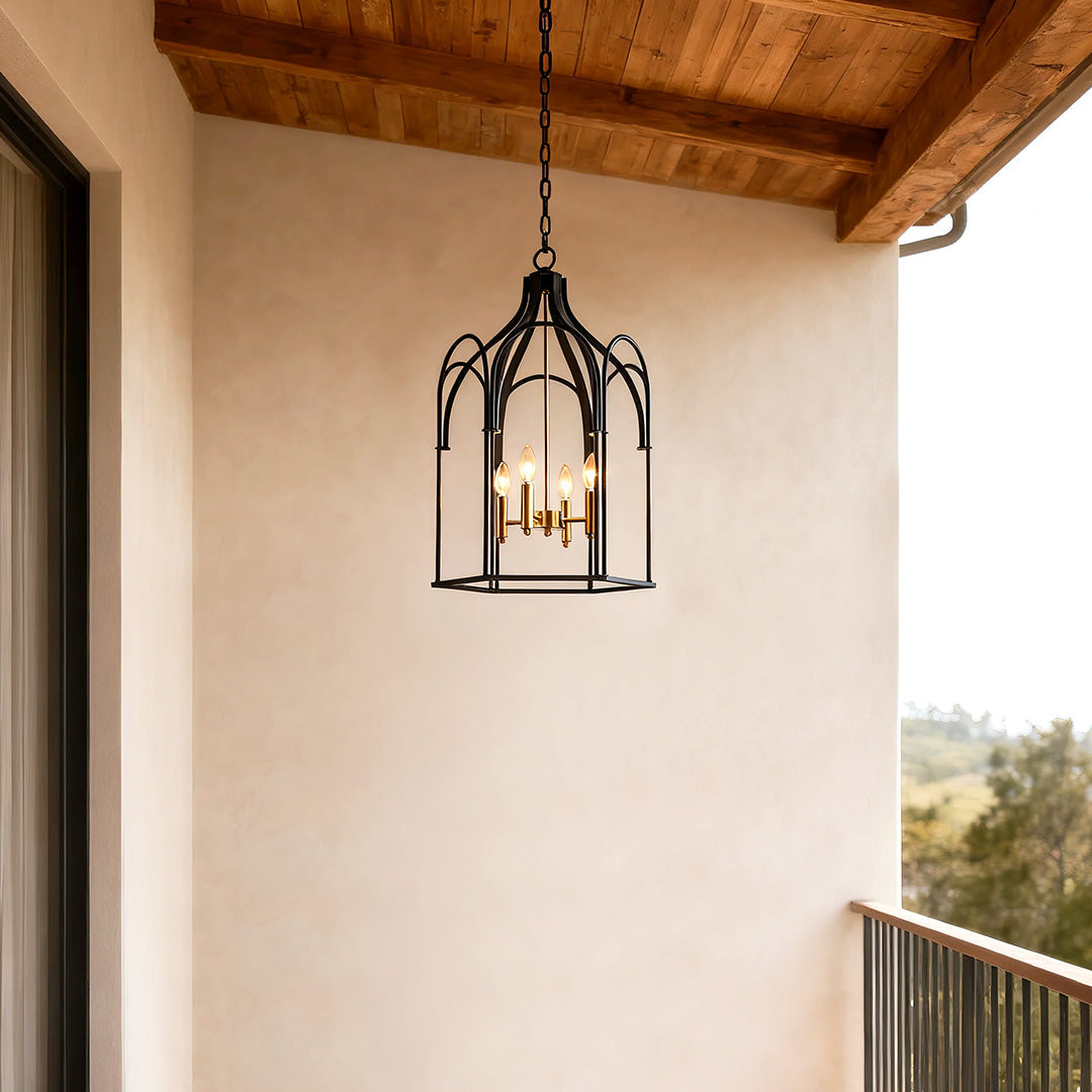 Lantern Chandeliers American Industrial Vintage Retro Ceiling Light