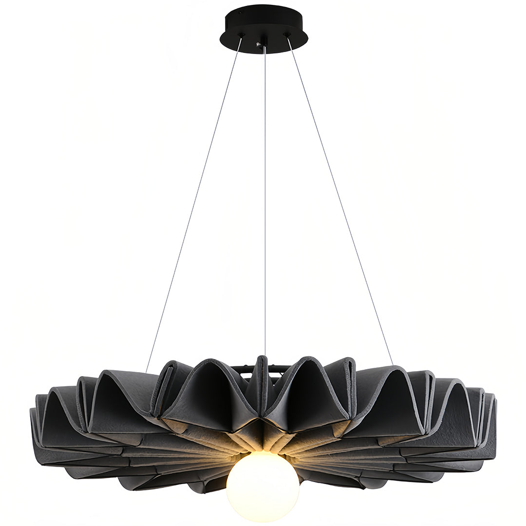 Cloth Chandelier Large Diameter Noise Reduction Felt Ceiling Lights