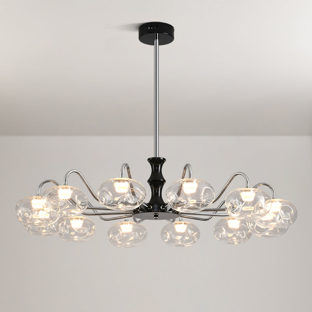 Magic Bean LED Art Glass Chandelier French