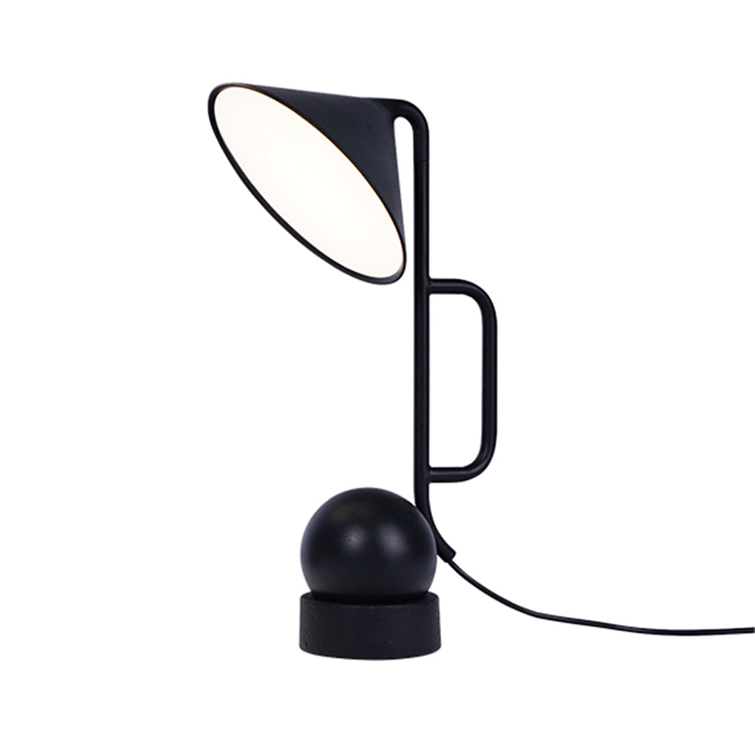 Black Metal Desk Lamp Creative LED Industrial Style Black Study Lamp