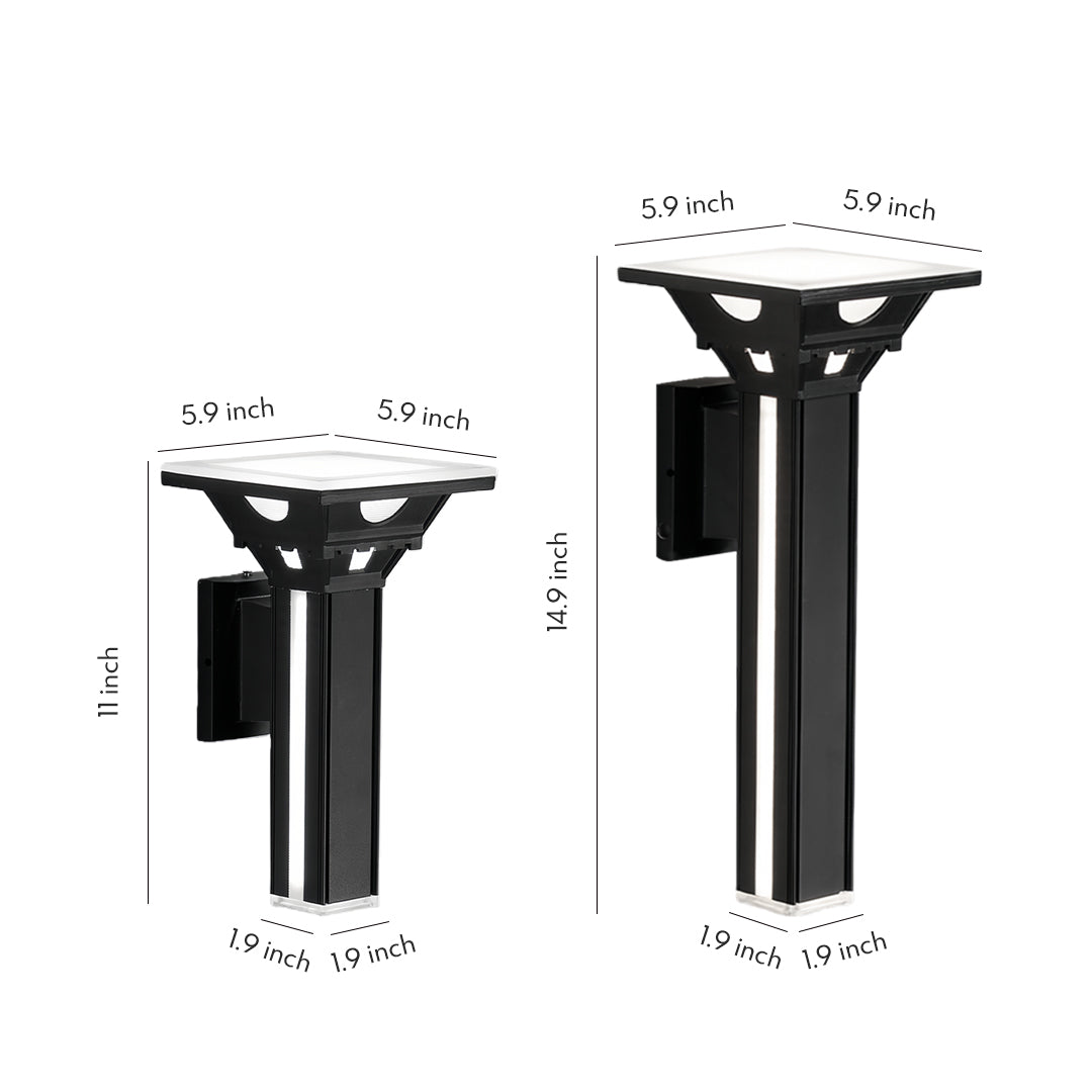 Outdoor Wall Column Lights LED Waterproof Aluminum Light