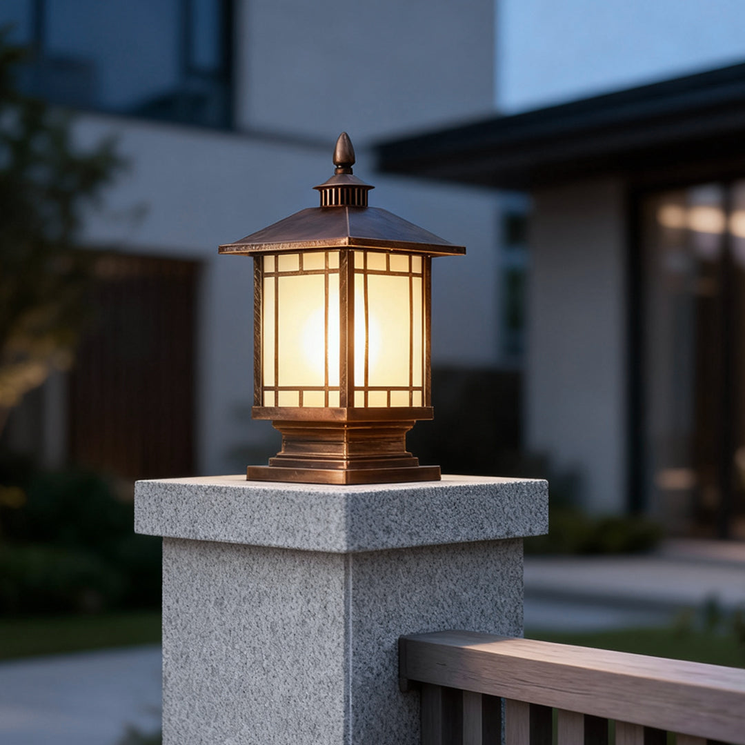 Street Light Pillar Retro Creative Waterproof Modern Outdoor Light