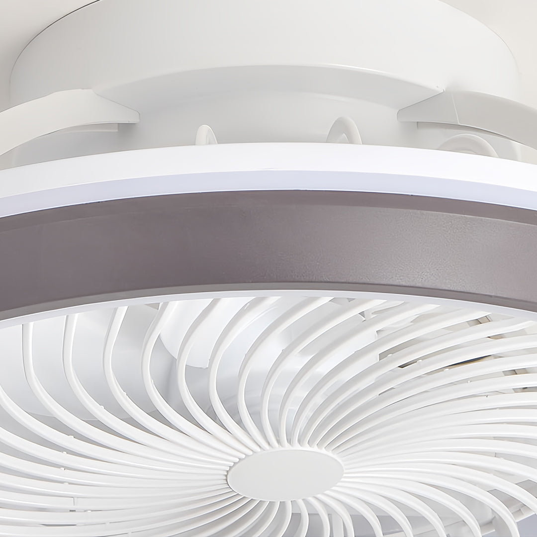 Modern Ceiling Fan with Lights Remote 3-Color Dimmable LED Ceiling Fan