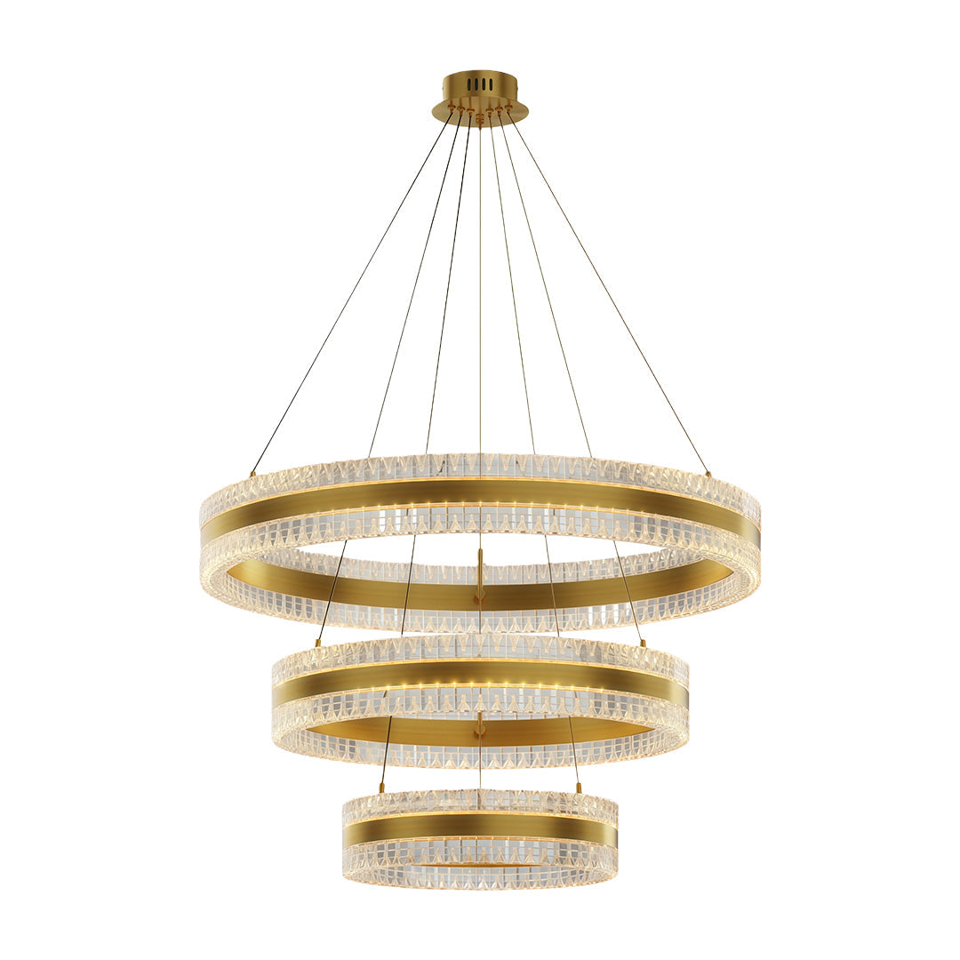 Modern Circular Chandelier Minimalist Luxury Ceiling Light