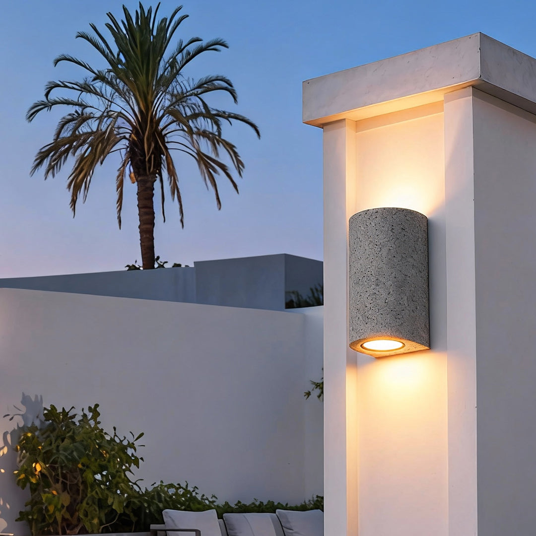 Up Down Wall Lights Creative Outdoor Waterproof Concrete Lamp