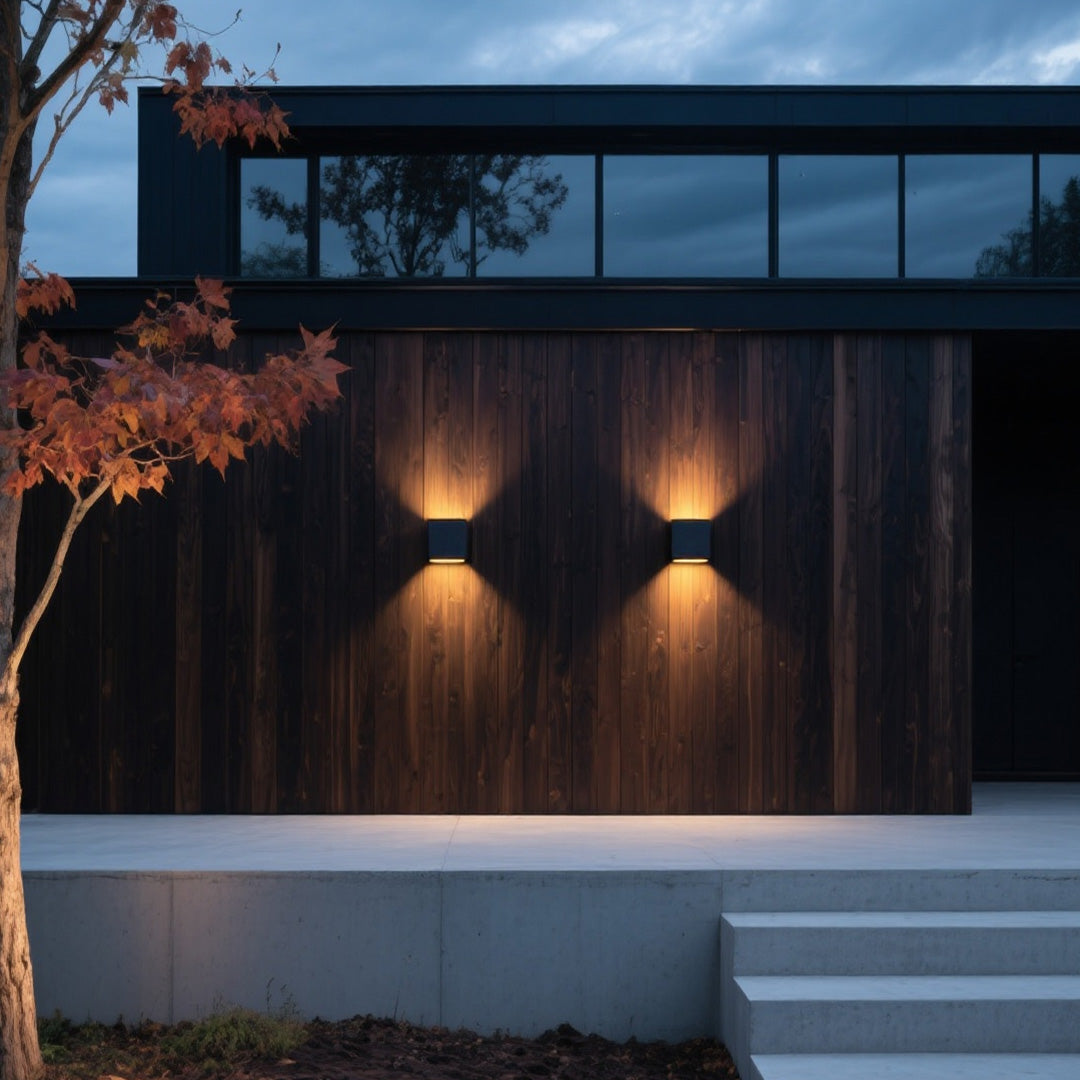 Die-cast Aluminum Outdoor Wall Light Waterproof Simple Style