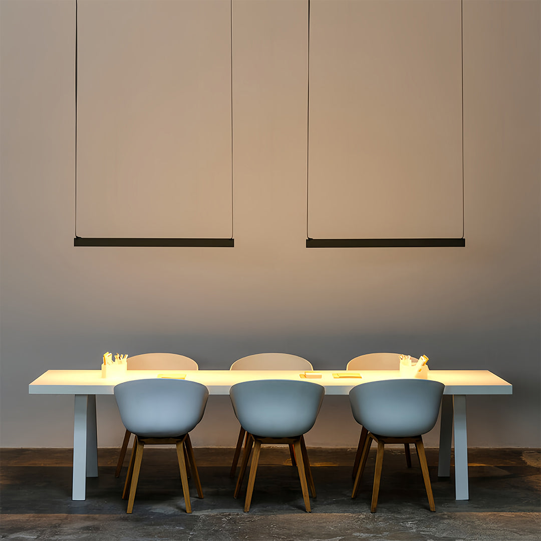 Long Pendant Light Fixture Nordic Minimalist Linear Ceiling Light