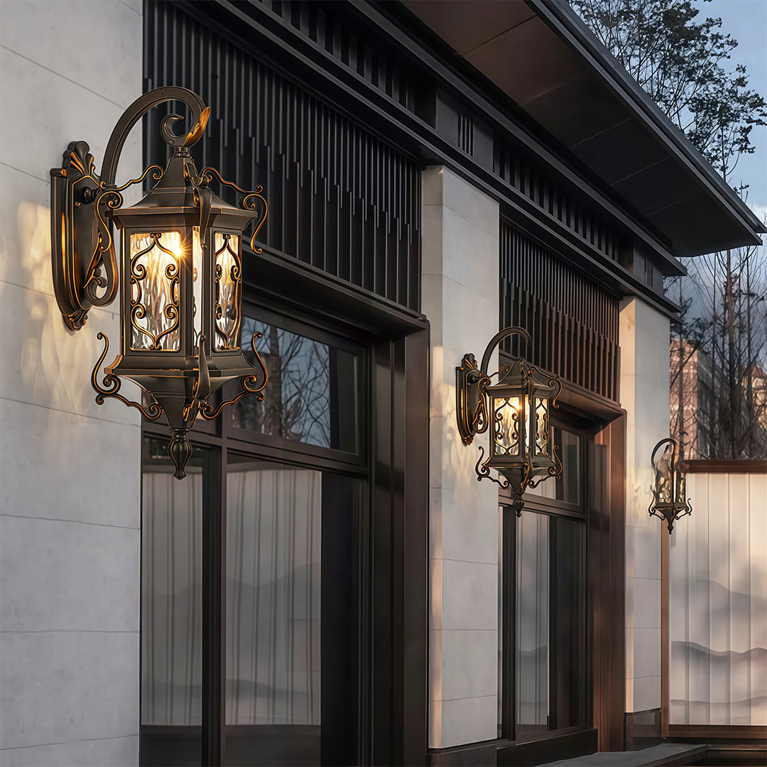 Outdoor Wall Sconce Lights European-Style Waterproof Lamp