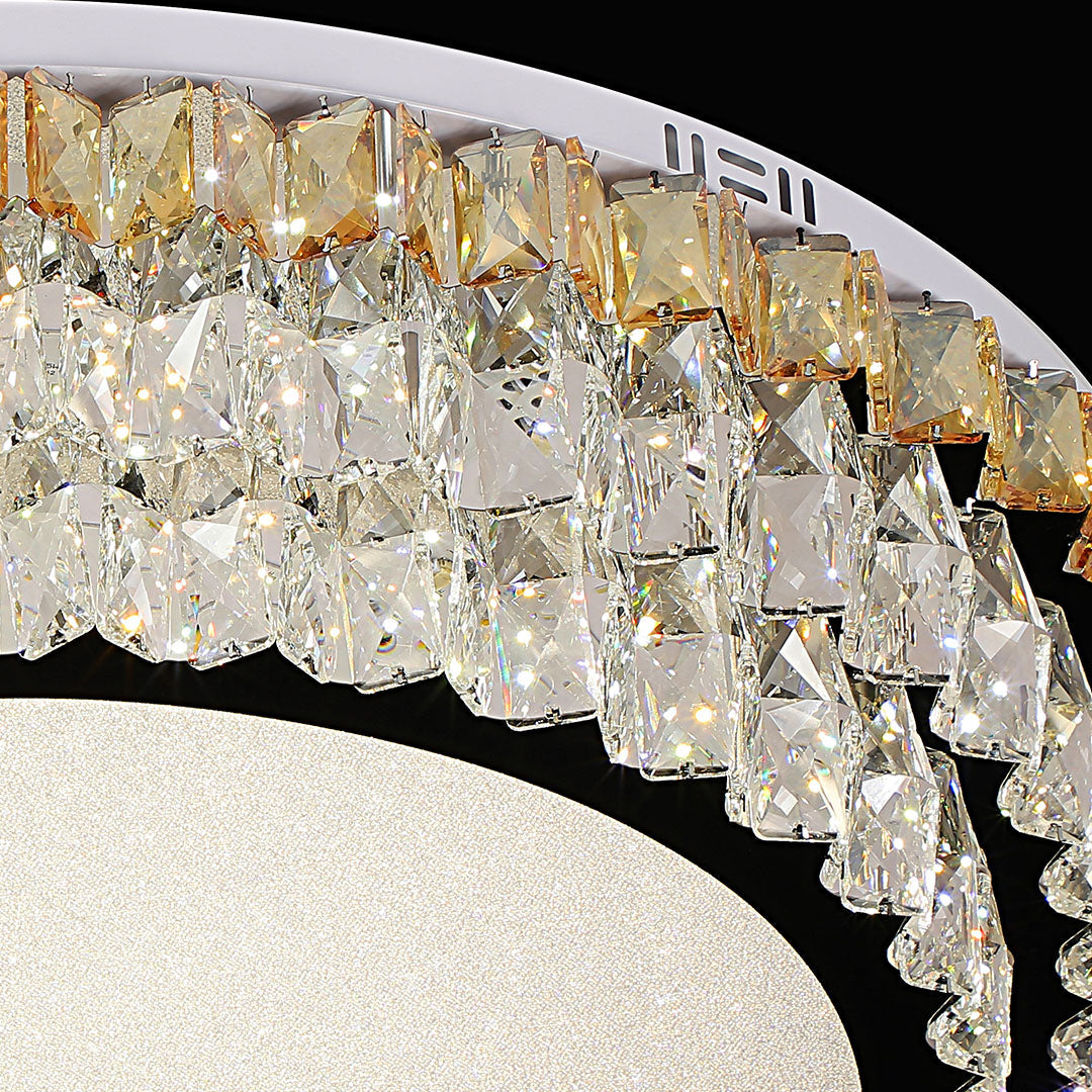 Modern Flush Mount Lights Crystal LED Light