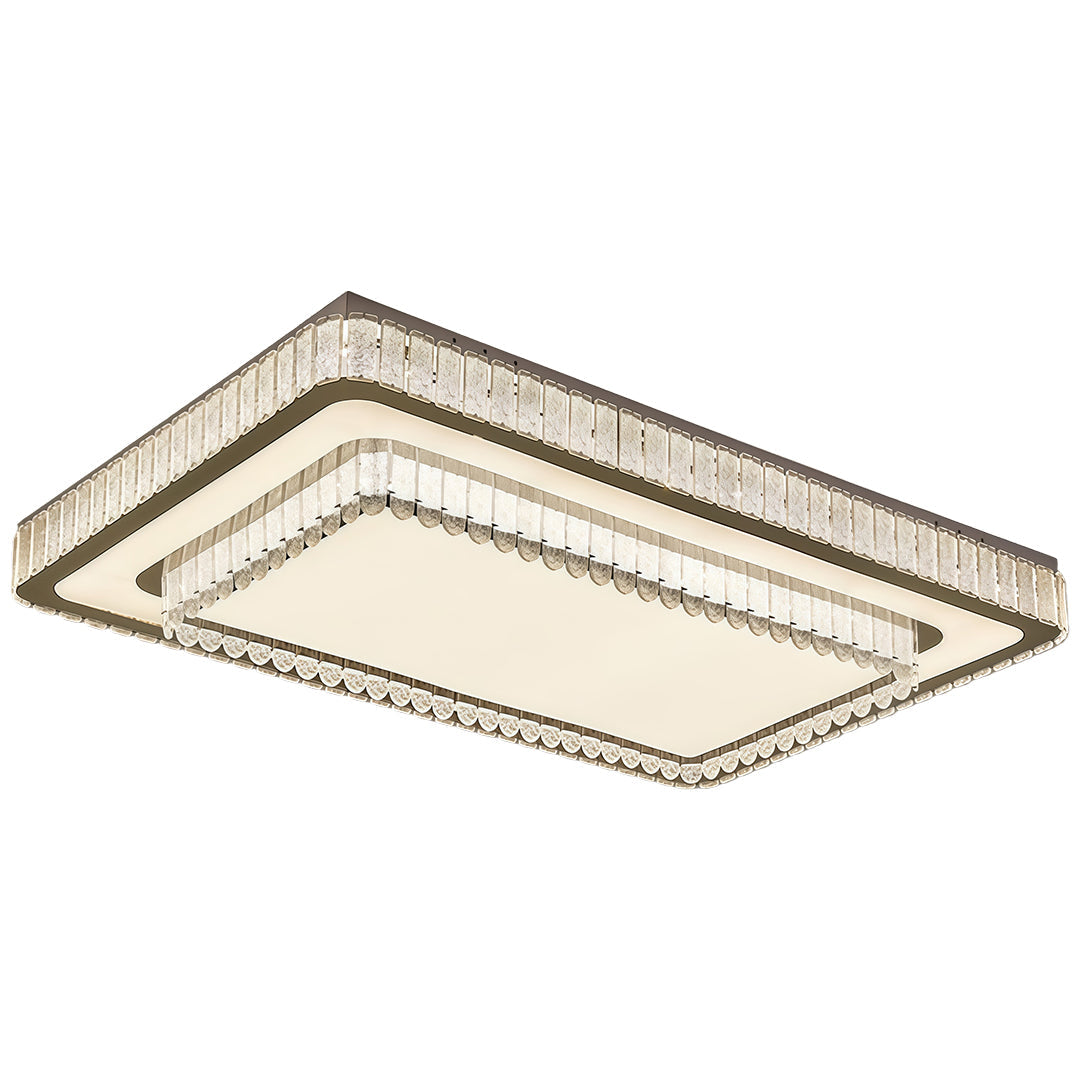 Modern Flush Mount Light Fixtures Luxury Crystal Light