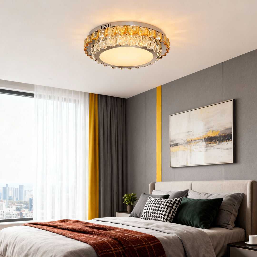 Modern Flush Mount Lights Crystal LED Light