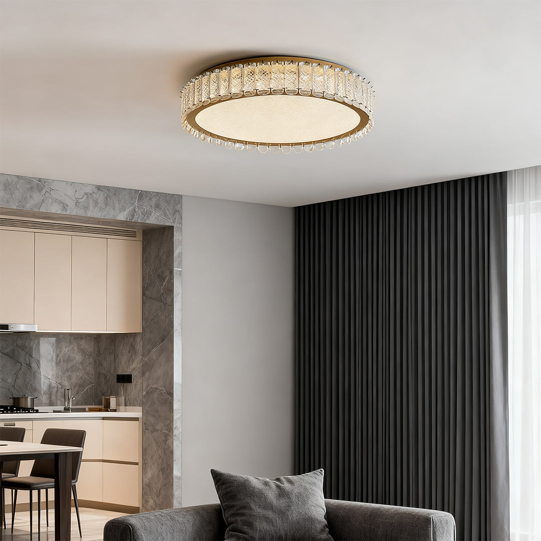 Flush Mount Modern Lighting Crystal LED Luxury Lamp
