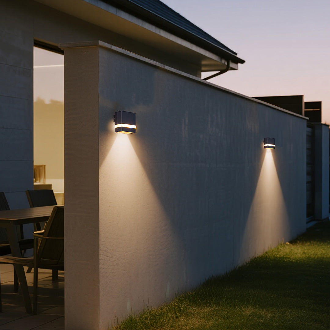 Die-cast Aluminum Garden Wall Lights Modern Industrial IP65 Facade Lights