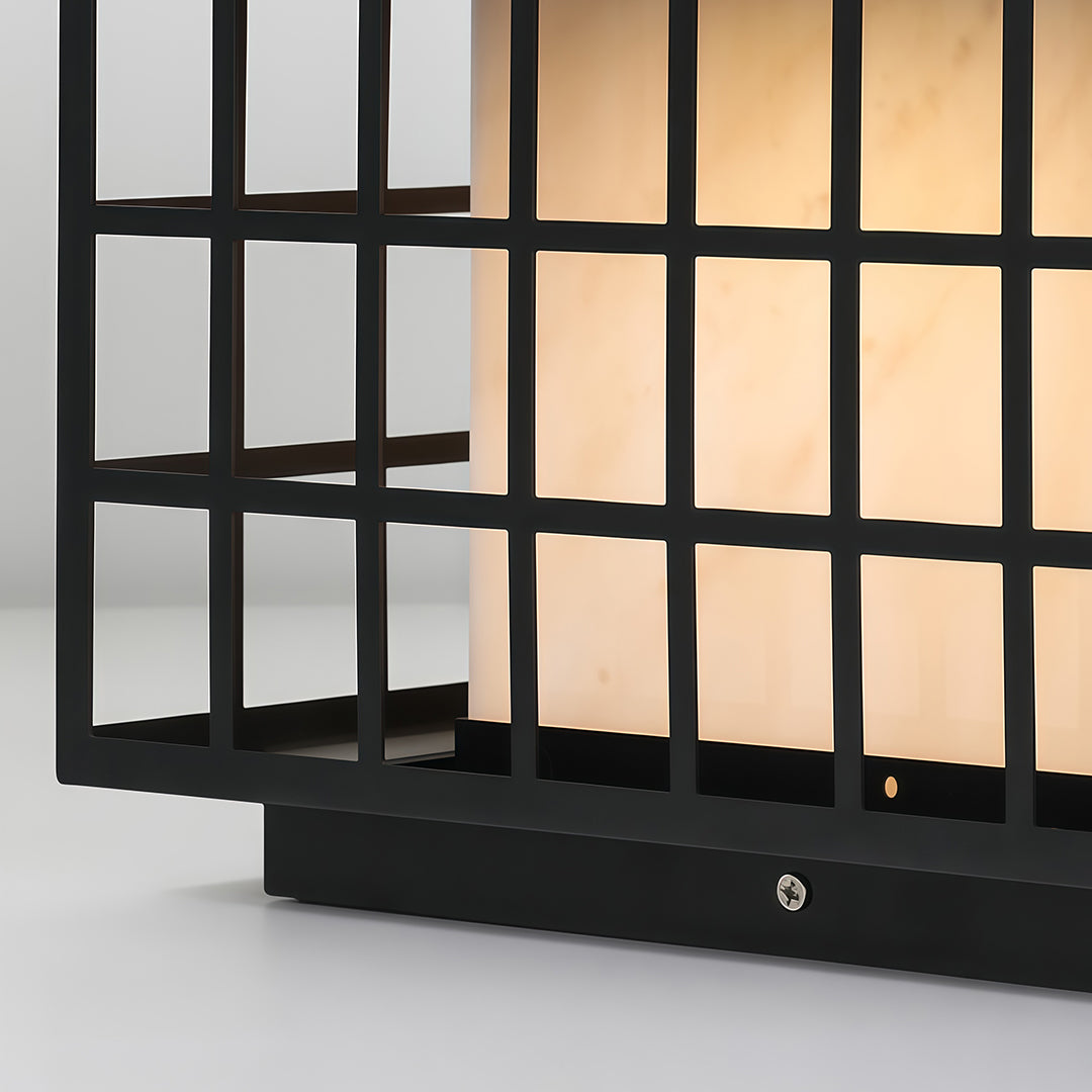Modern Gate Pillar Lights Outdoor Waterproof Metal Lamp