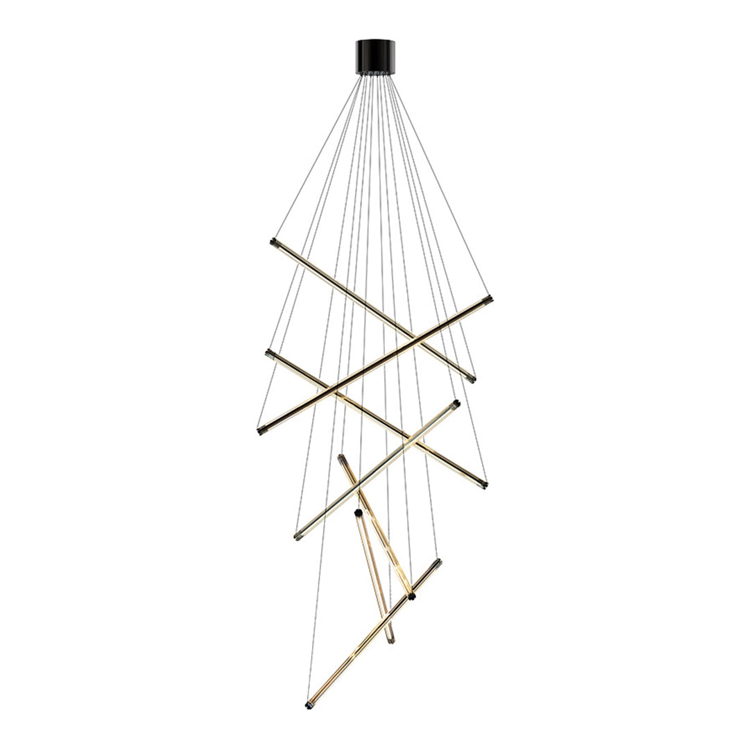 LED Linear Chandelier Nordic Minimalist Lighting