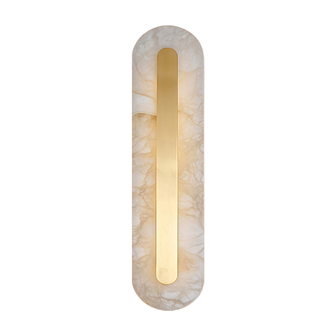 Gold Wall Light Modern Luxury Brass Cloud Stone Light