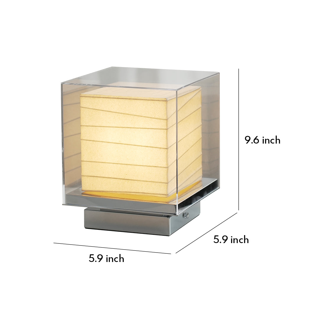 Japanese Paper Table Lamp Retro Wabi-Sabi Style Ambient Lamp