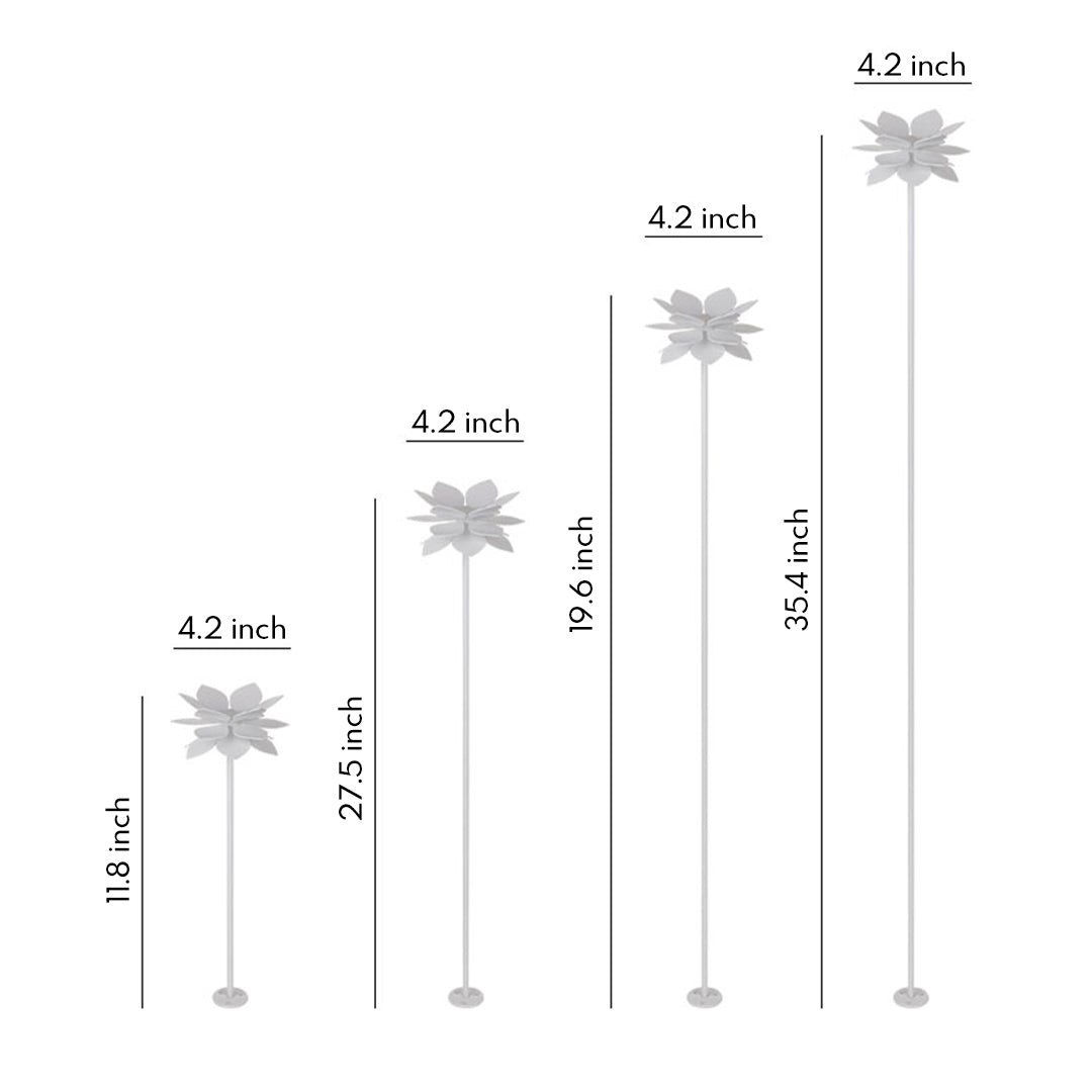 Landscape Garden Light Outdoor White Waterproof LED Flower Lamps