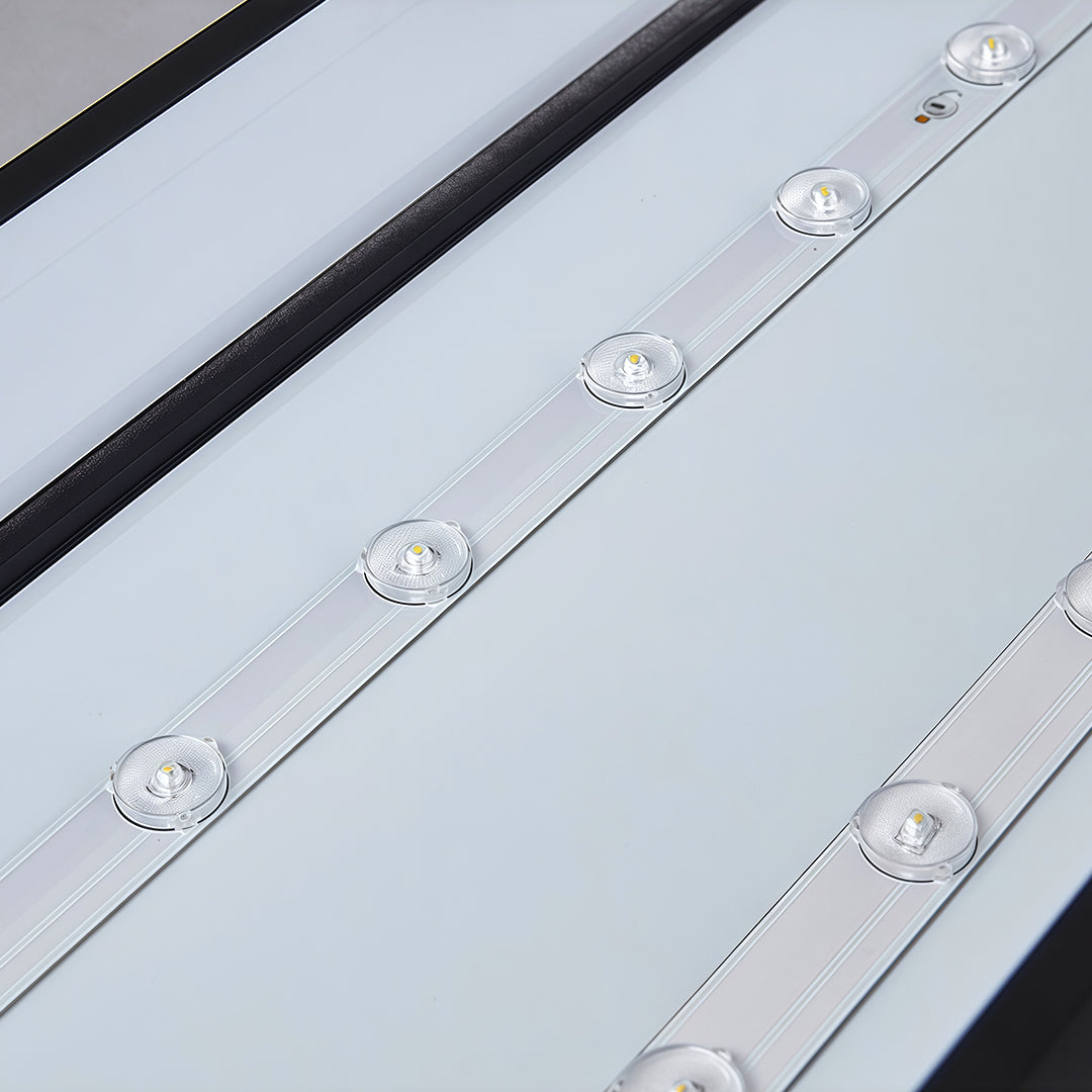 Long Rectangular Chandelier Modern Minimalist LED Ceiling Light