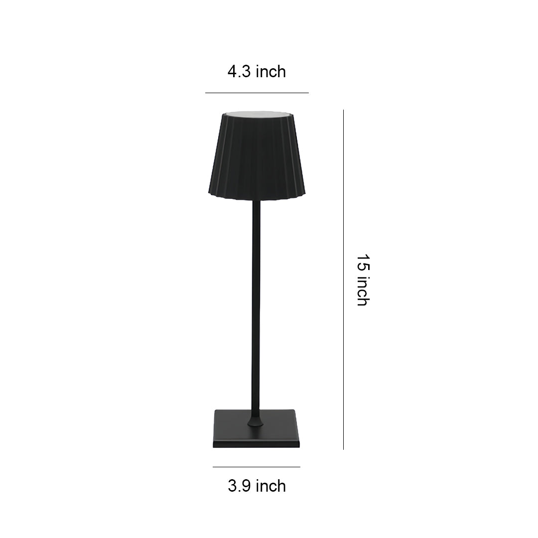 Modern Metal Table Lamp Rechargeable Touch Cordless Buffet Lamps