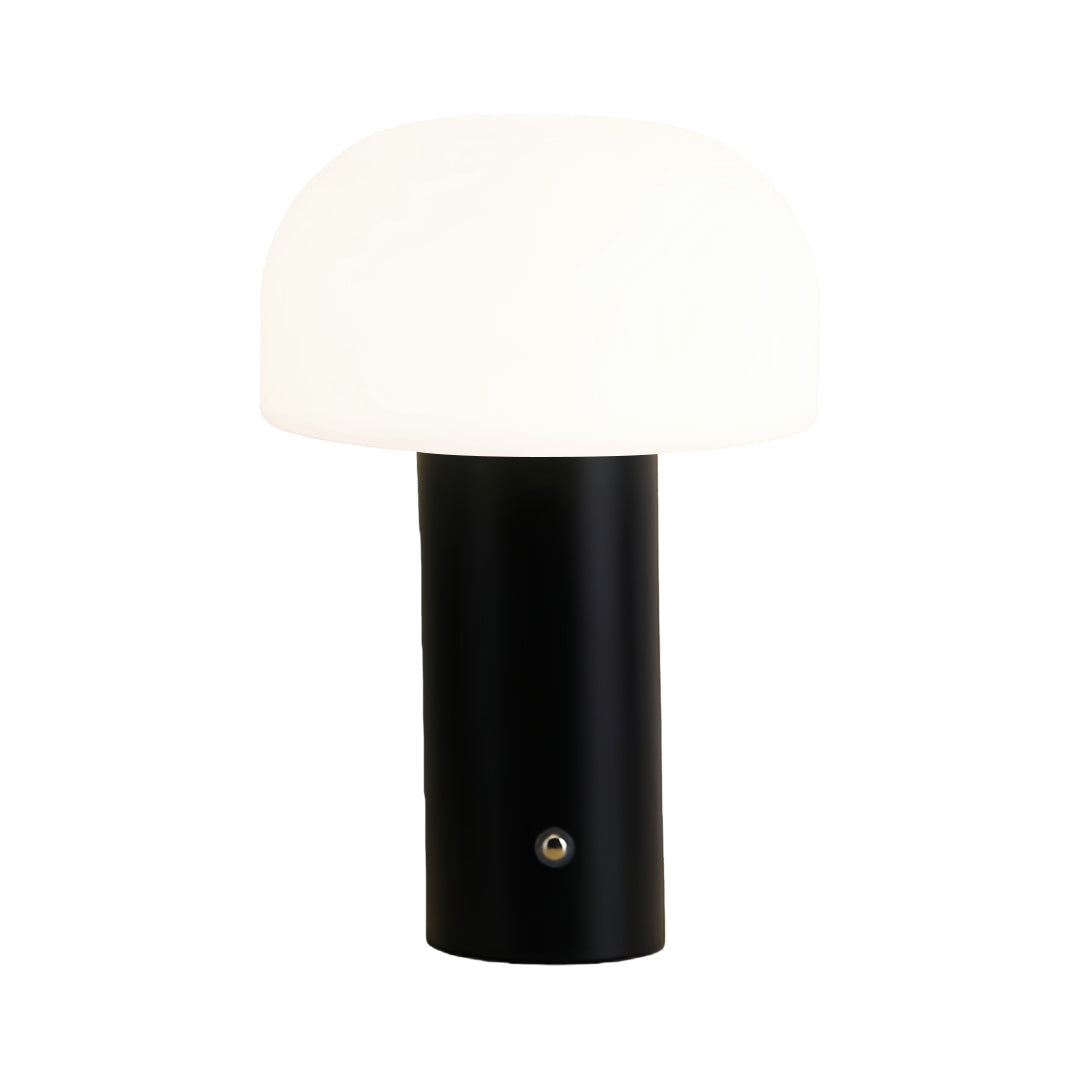 Novelty Table Lamps Iron Base and Rotomolded Mushroom Shade Lamp