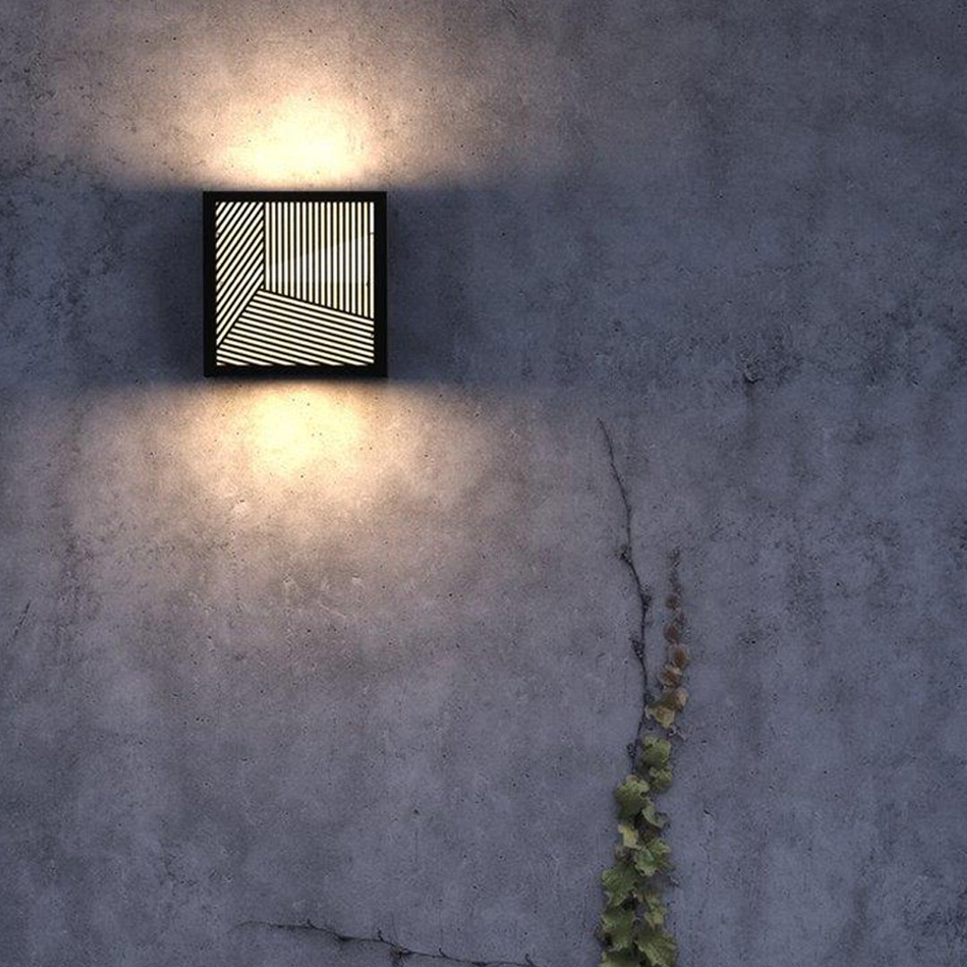 Modern Outdoor Sconces Black LED Minimalist Modern Wall Light