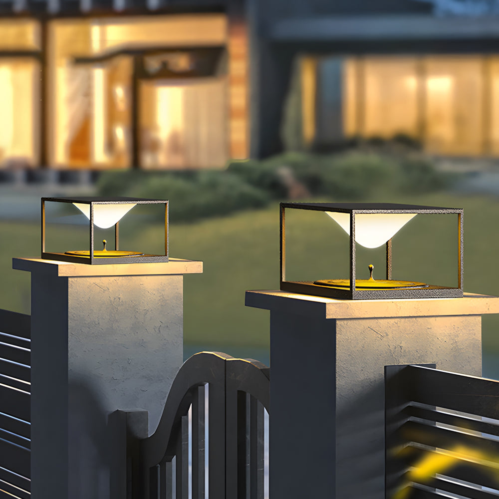 Square Pillar For Post Light Outdoor Waterproof Stainless Steel