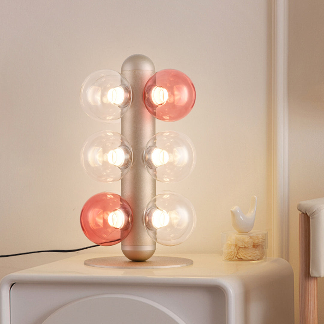 Minimalist LED Glass Bubble Table Lamp Multi-ball Decorative Lamp