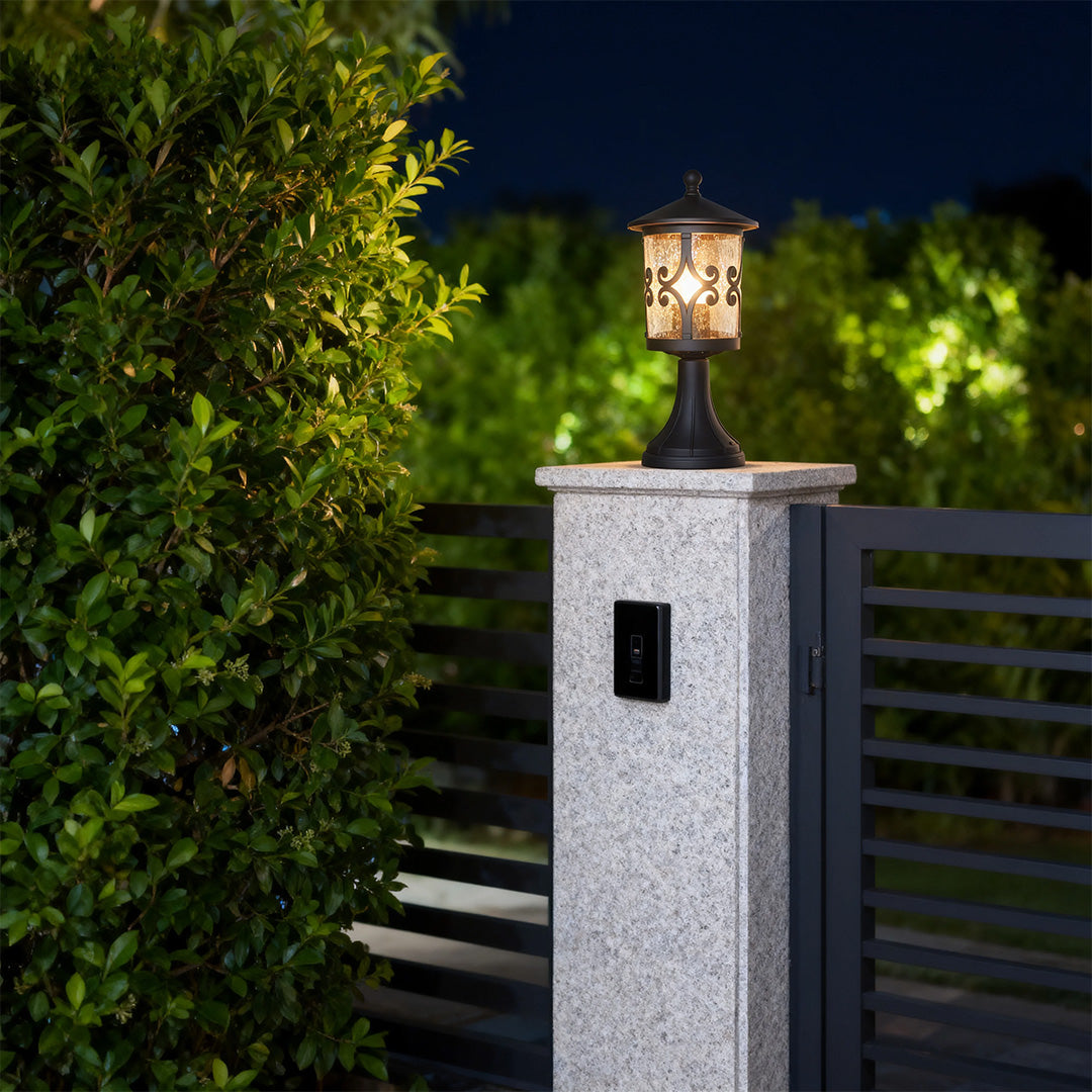 Porch Pillar Lights Waterproof European Style Aluminum Outdoor Light