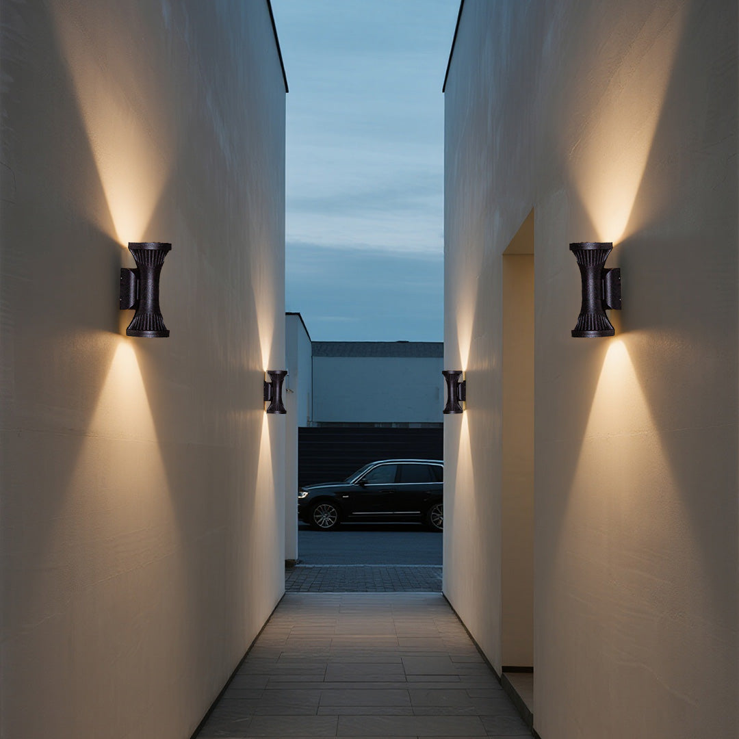 Die-cast Aluminum Outdoor Wall Lighting Fixtures Waterproof Minimalist Nordic Light