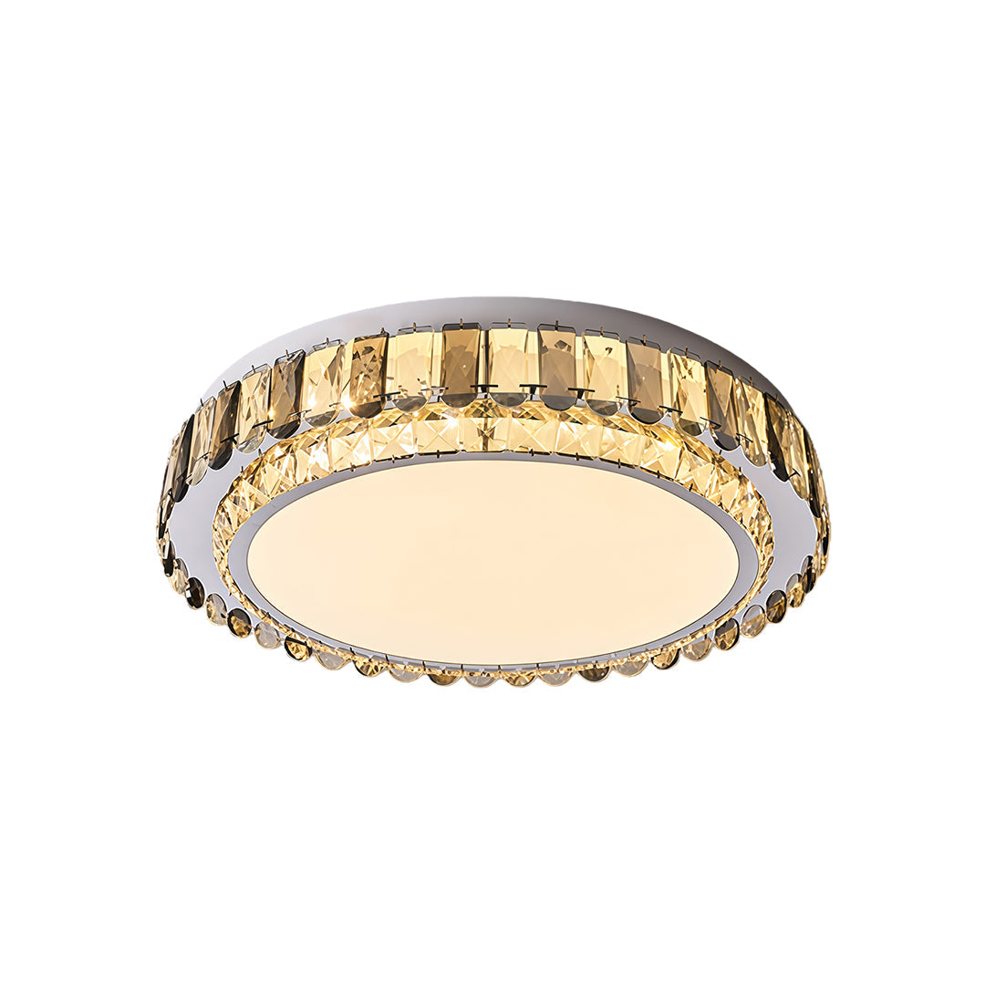 LED Light Fixtures Flush Mount Luxury Crystal Lamp