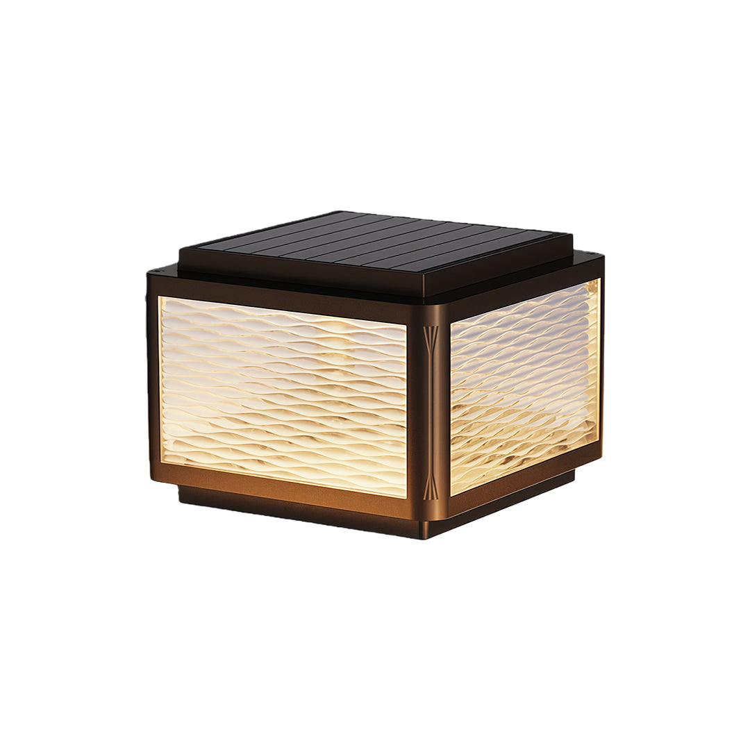Outdoor Pillar Top Lights Waterproof Minimalist Post Light