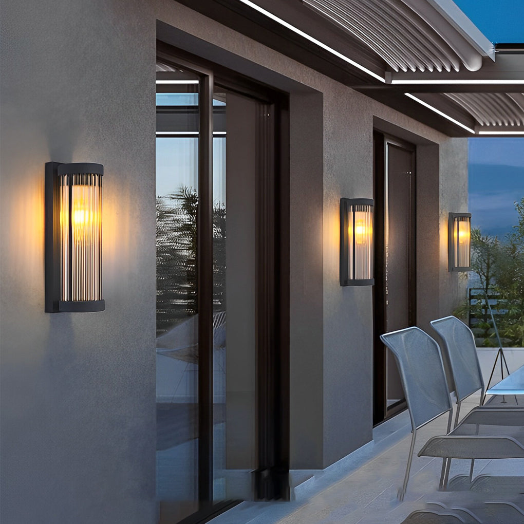 Outdoor Wall Mount Lights Modern Black Creative Light