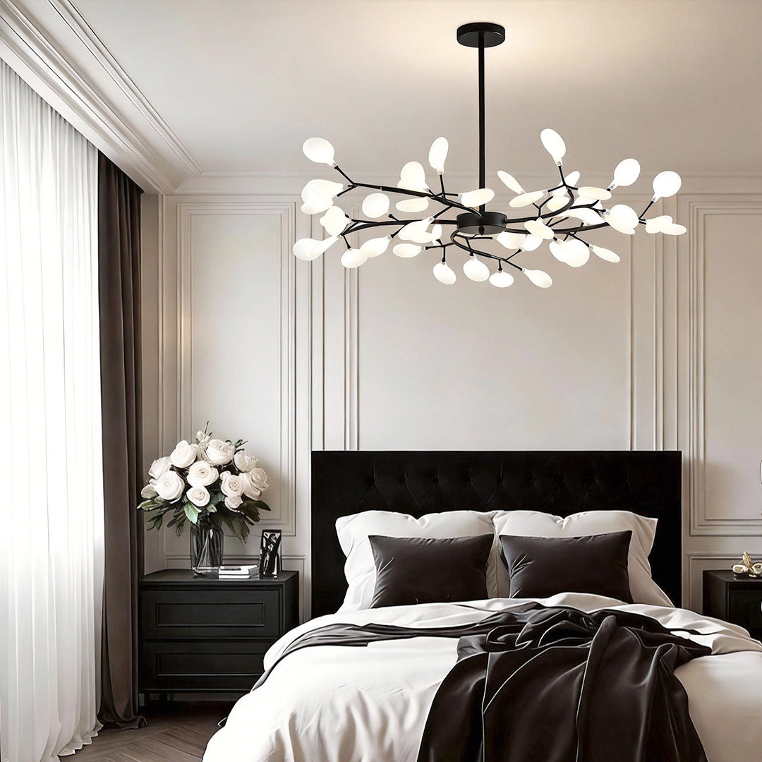 Modern Tree Branch Chandelier Metal Acrylic Ceiling Light