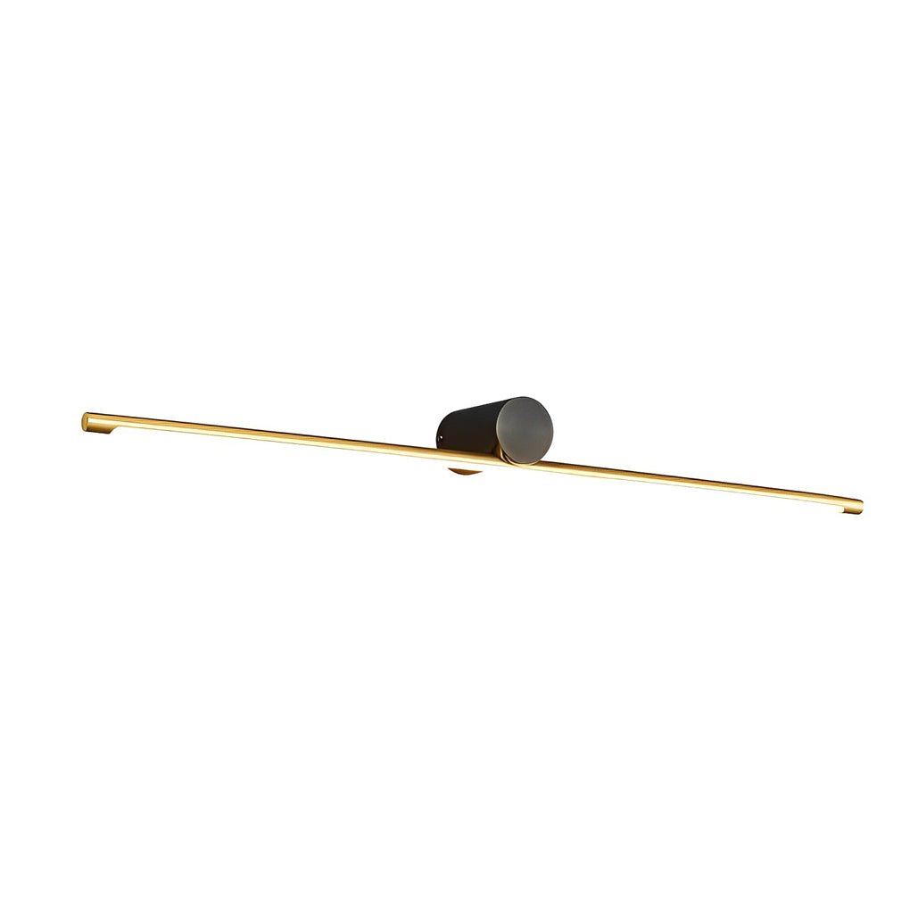 [Open-Box] Modern Two-Tone Bathroom Vanity Light with Cylinder Fixture and Linear Bar