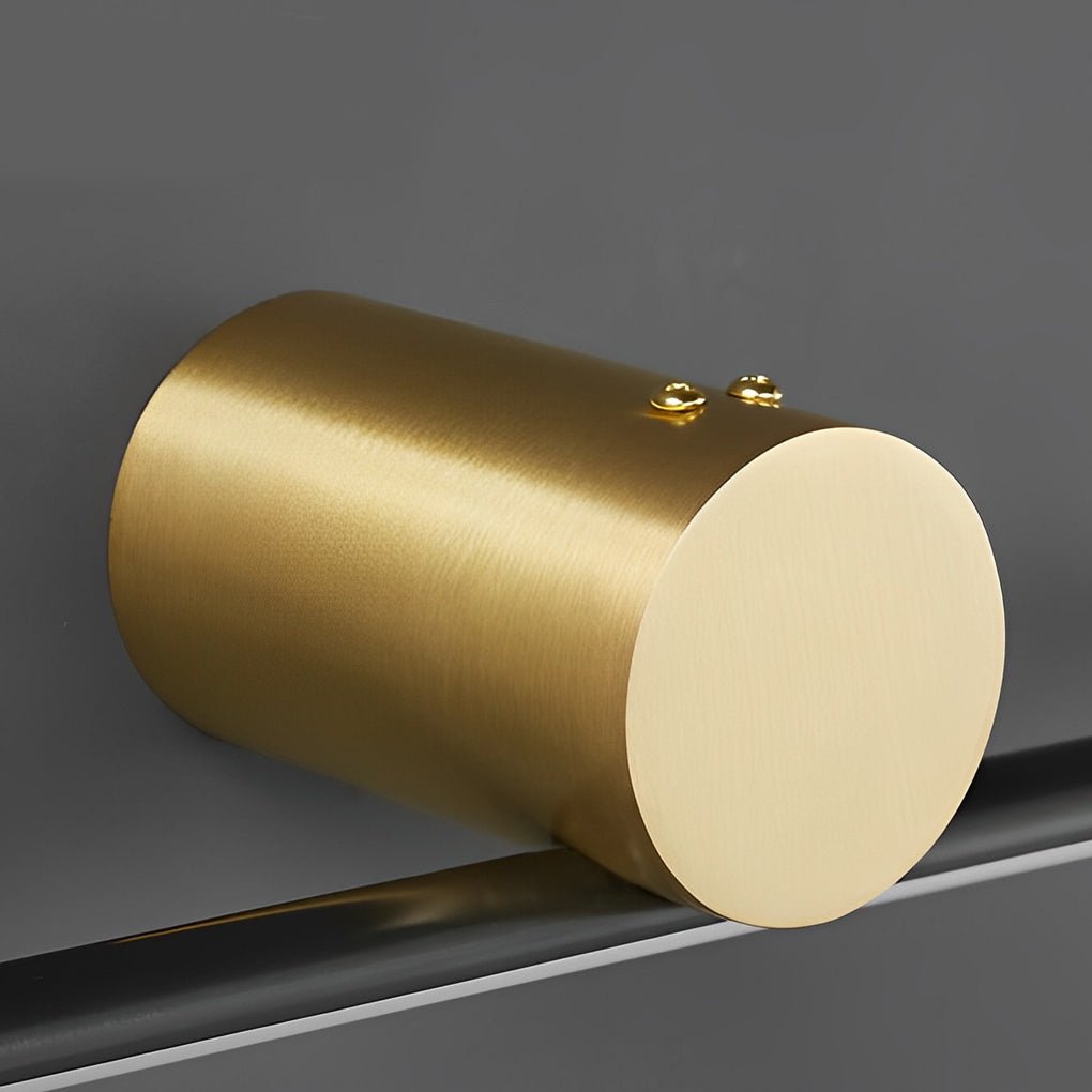 [Open-Box] Modern Two-Tone Bathroom Vanity Light with Cylinder Fixture and Linear Bar