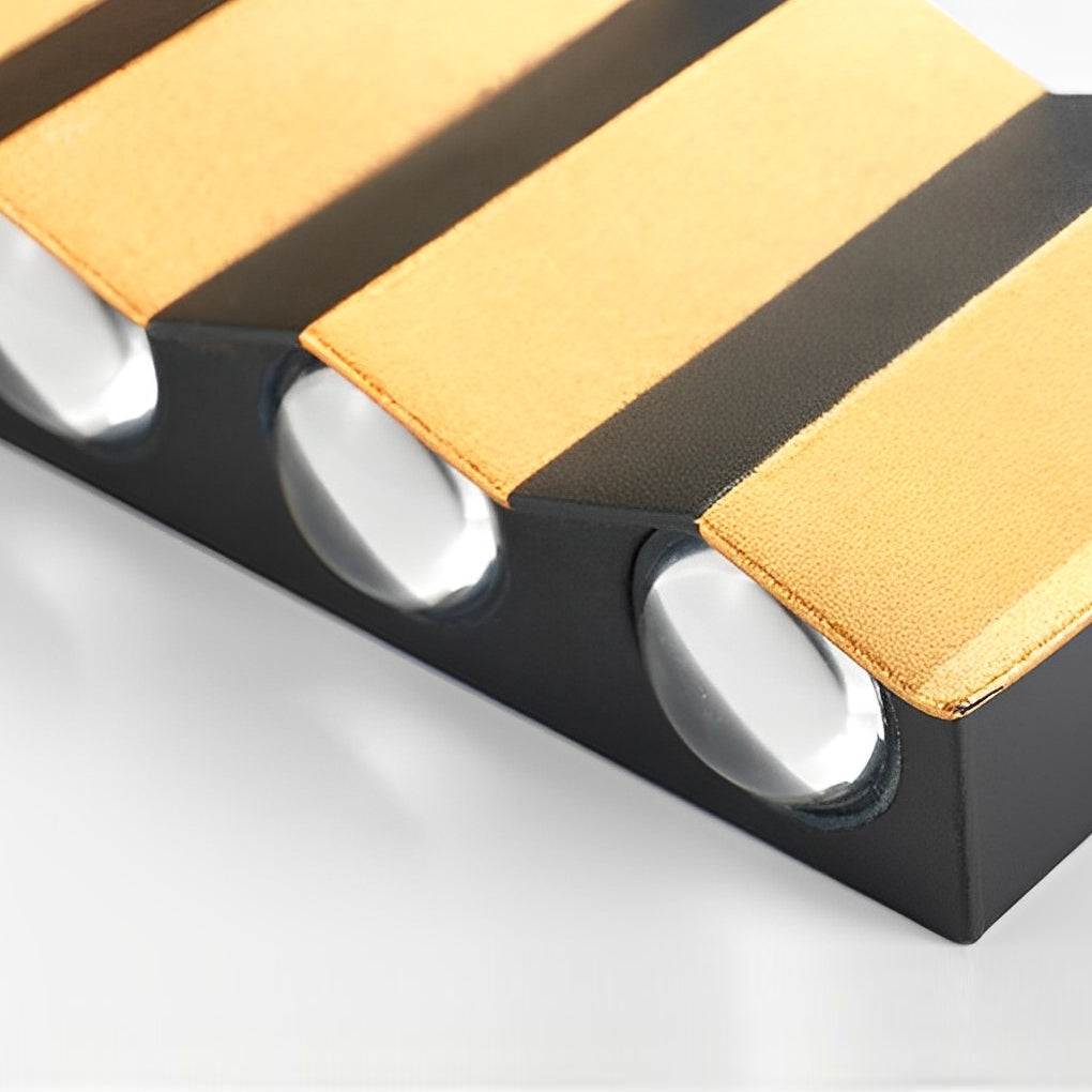 Modern up and down Wall Lights Black Gold Dual-Tone Light